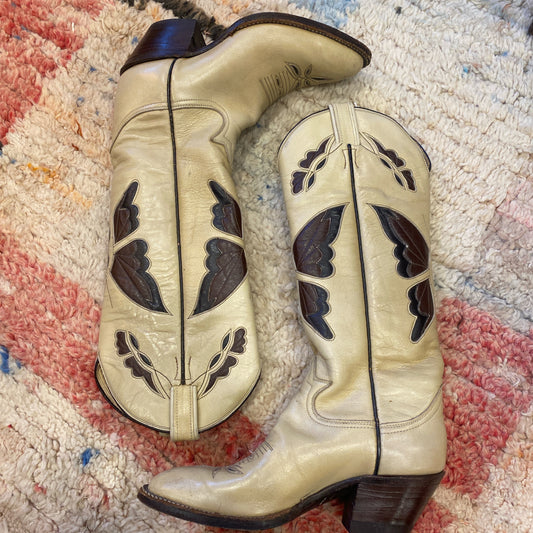 1970s Butterfly Cowboy Boots