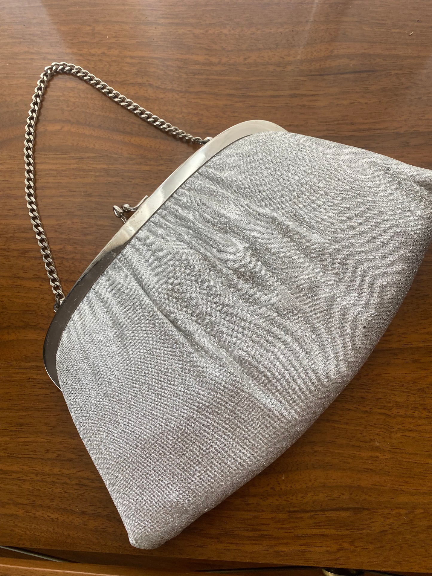 1960s Silver Glitter Mini Bag