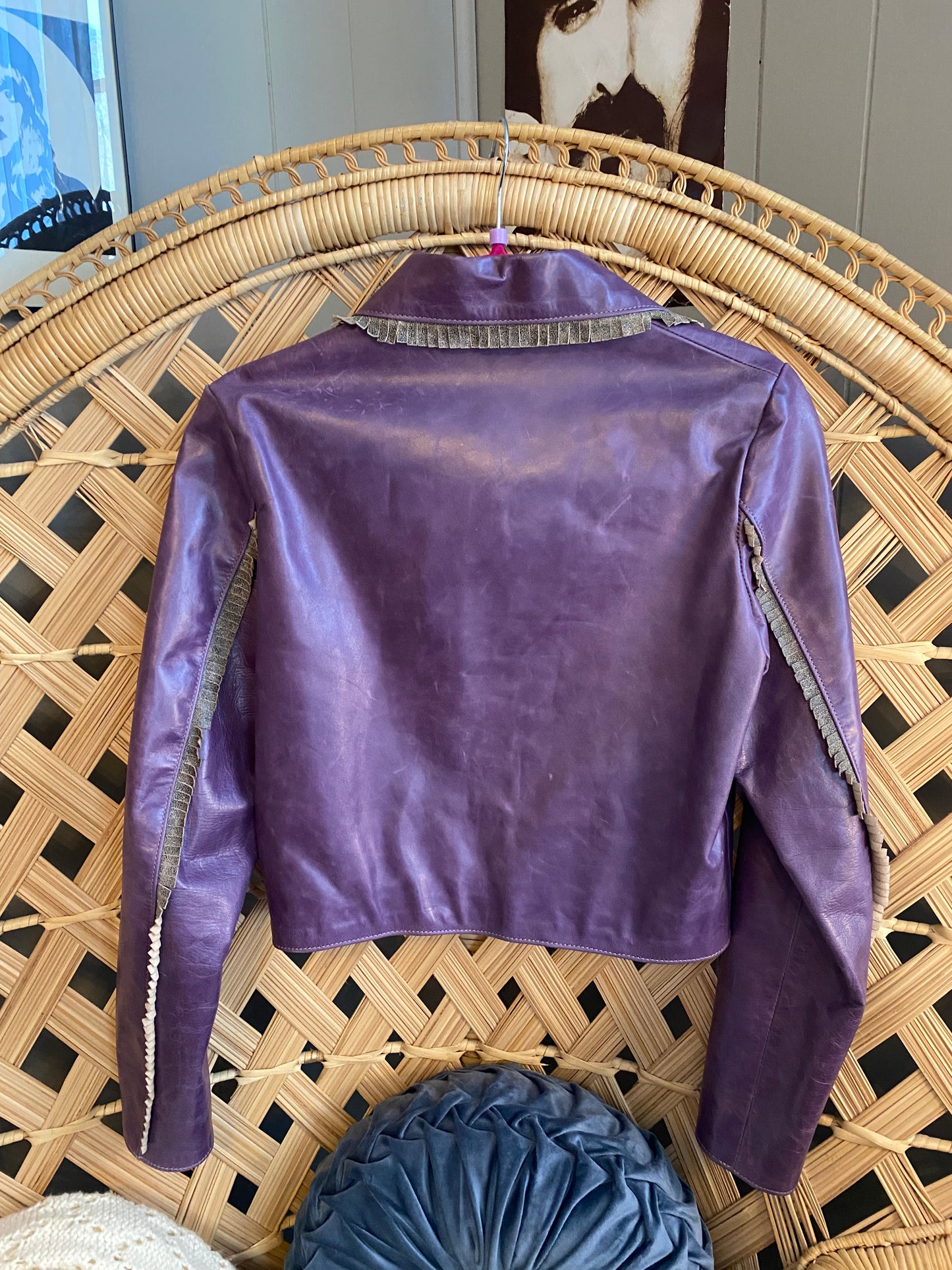 Purple Leather Jacket